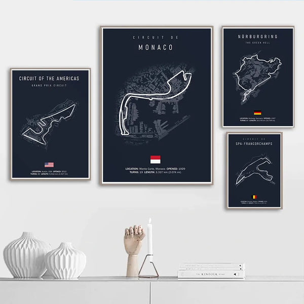 Racing Circuit - Wall Decor