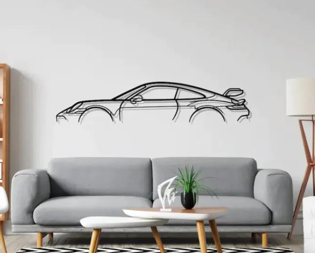 High-quality racing garage wall art print inspired by Formula 1 and classic motorsport design